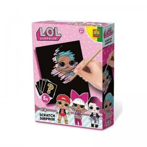 Image of LOL Surprise Childrens Scratch Surprise Collectible Card Game Set
