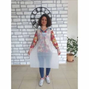 Image of White Aprons Flat Pack of 100 ECBW46FPO9937