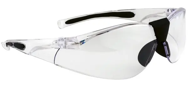 Image of Portwest Extra Wrap Around Safety Glasses PW39CLR Frame: Clear