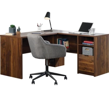 Image of TEKNIK Hampstead Park L-shaped Desk - Grand Walnut