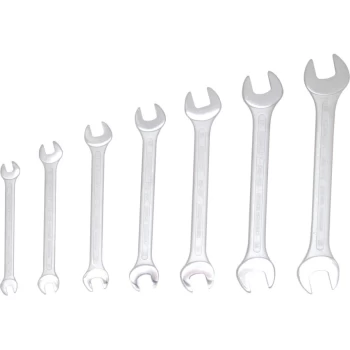 Image of Metric Open Ended Spanner Set, 6 - 19MM, Set of 7