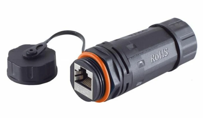 Image of Microconnect KONCAT6A68 cable gender changer RJ-45 Black