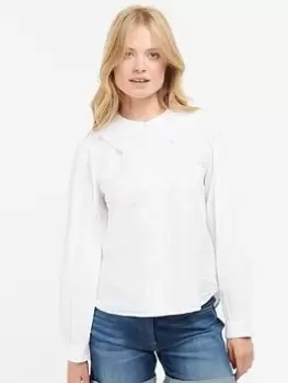 Image of Barbour Dana Shirt - White, Size 18, Women