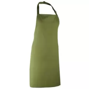 Image of Premier 'colours' Bib Apron / Workwear (pack Of 2) (one Size, Oasis Green)