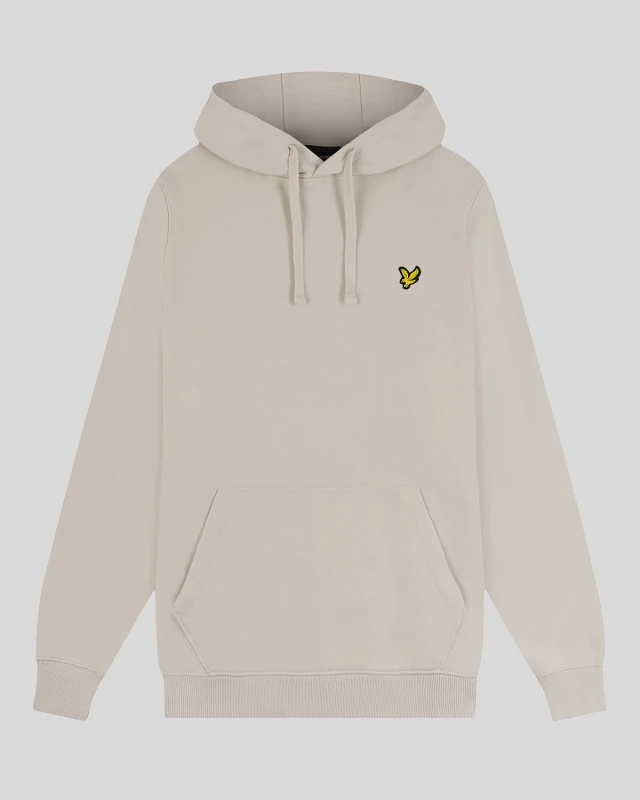Image of Lyle & Scott Mens Loopback Cotton Hoodie in Cove