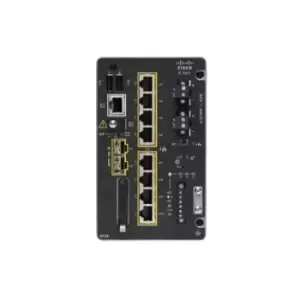 Image of Cisco Catalyst IE-3300-8T2S-E network switch Managed L2 Gigabit Ethernet (10/100/1000) Black