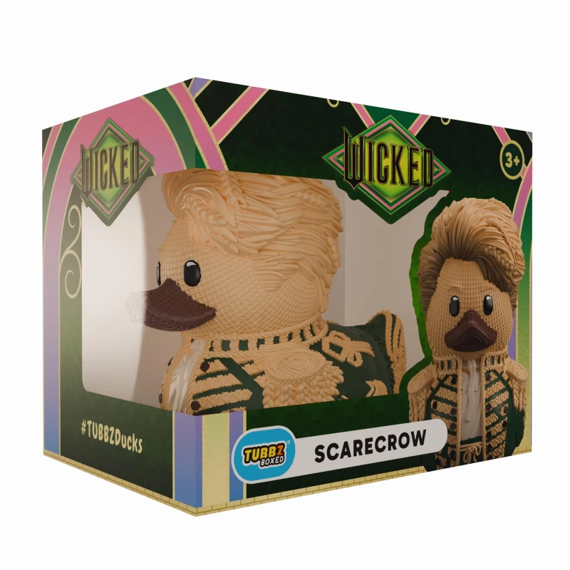 Image of TUBBZ Box-Ausgabe: Wicked for Good - Scarecrow Cosplaying Gummiente Vinylfigur - Offizielle Sammelfigur fur Fans von Wicked Scarecrow (Boxed)