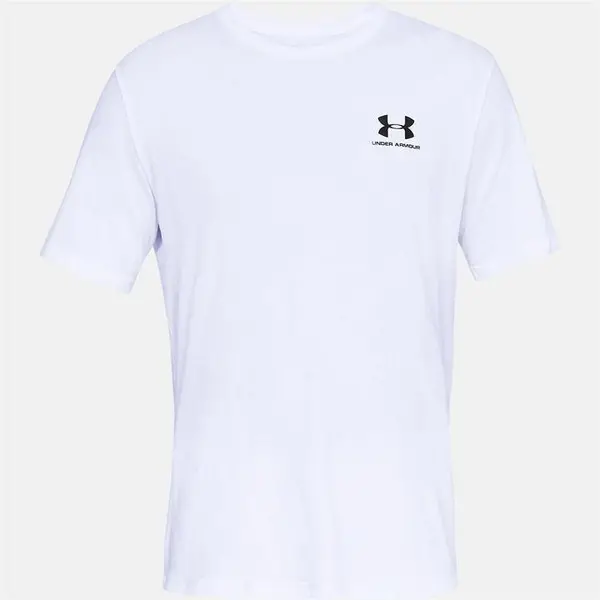 Image of Under Armour Sportstyle Short Sleeve T-Shirt Mens Regular Fit T-Shirts S Green 59089770350