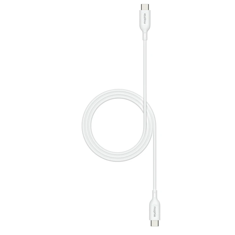 Image of mophie essentials charging cables 1M USB cable USB 2.0 USB C White