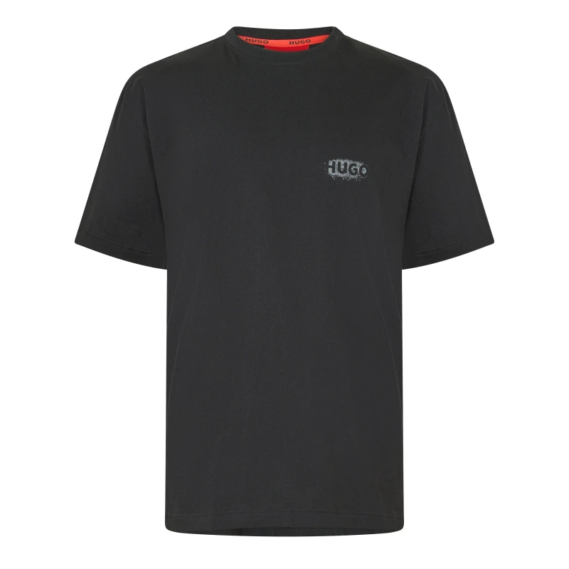 Image of Hugo Spray Tee Sn63 Black 001 male Large