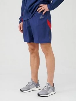 Image of Adidas Own The Run 7" Running Shorts - Indigo