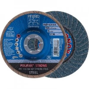Image of PFERD 67788025 POLIFAN-serrated washer PFC 125 Z 36 SGP STRONG STEEL Diameter 125mm 10 pc(s)