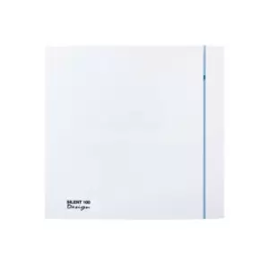 Image of Envirovent Silent Design 100mm 4" Ultra Quiet WC & Bathroom Extractor Fan with Pull Cord - SILDES100P