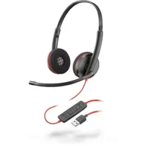 Image of POLY Blackwire C3220 Headset Wired Handheld Office/Call center USB Type-A Black