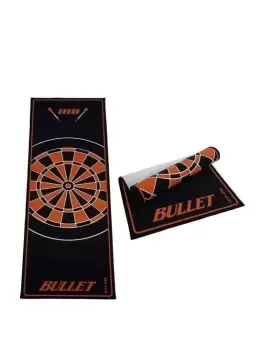 Image of Non-Slip Tournament Dartboard Mat for Home Practice - Red