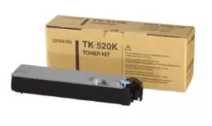 Image of Kyocera TK-520K (Yield: 6,000 Pages) Black Toner Cartridge