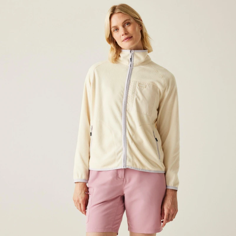 Image of Womens zipped fleece Regatta Lilana Beige Female 36