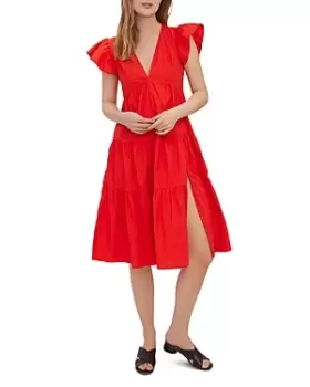 Image of Vero Moda Jarlotte Ruffled Dress