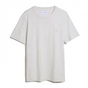 Image of Farah Vintage Denny Short Sleeve T Shirt - Chalk Marl 110