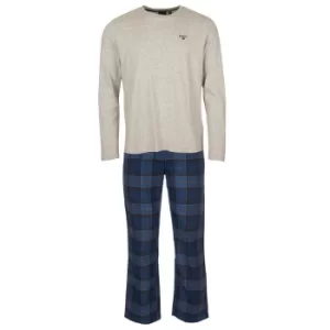 Image of Barbour Mens Doug Pj Set Midnight Tartan Large