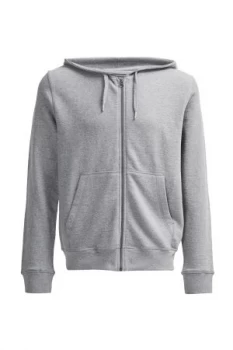 Image of Mens French Connection Talented Loopback Hoody Mid Grey