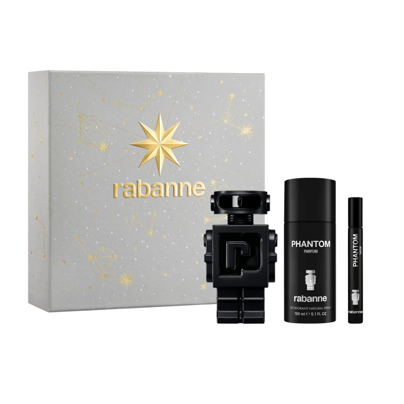 Image of Rabanne Set Rabanne Phantom Parfum 100ml + Deodorant 150ml + 10 ml Clear male 100ml