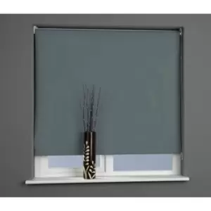 Image of Universal Plain Black Out Roller Blind Charcoal 90cm - UN90170RBB/CH