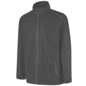 Image of ISLAND GREEN MENS WATERPROOF JACKET CHARCOAL Large