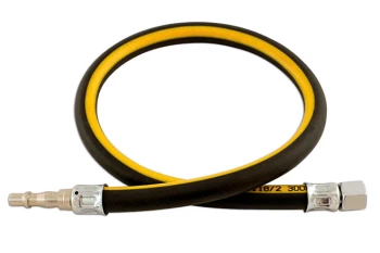 Image of 1/4in. ID Air Line Whip Hose C/w Fittings 0.6m Connect 33041