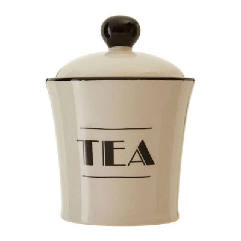 Image of Premier Housewares Maison by Premier Broadway Tea Canister White
