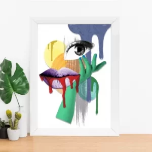 Image of BC1087633418 Multicolor Decorative Framed MDF Painting