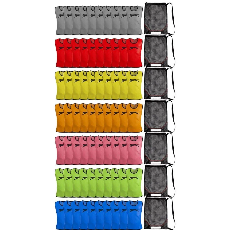 Image of Slazenger Bibs & Storage Bag Pack Blue male One Size