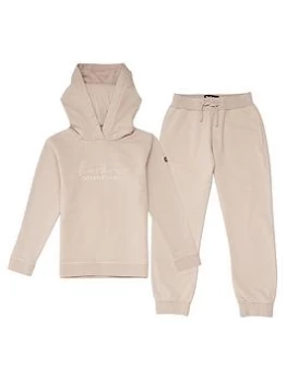 Image of Barbour International Girls Ballerio Tracksuit - Ash Pink, Ash Pink, Size Age: 14-15 Years, Women