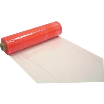 Image of Stretch Wrap Roll 400MMX300M 17 Micron Extended Core Red - Avon