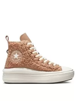 Image of Converse Chuck Taylor All Star Move - Light Beige, Light Beige, Size 6, Women