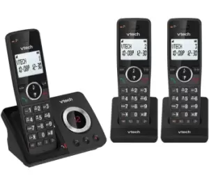 Image of VTECH ES2052 Cordless Phone - Triple Handsets, Black
