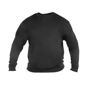 Image of Duke Mens Rockford Kingsize Sweat Crew Neck Jumper (6XL) (Black)