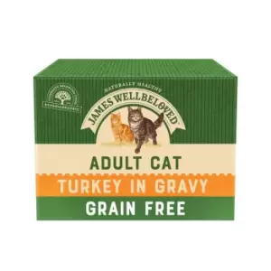 Image of James Wellbeloved Adult Cat Pouches - Turkey - 12 x 85g