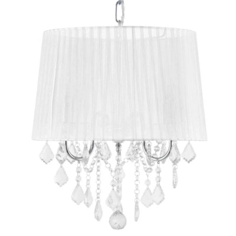 Image of Beliani Chandelier Evans White