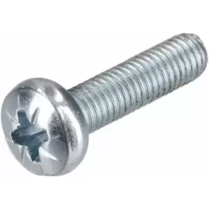 Image of R-tech - 337052 Pozi Pan Head Machine Screws bzp M5 20mm - Pack Of 100