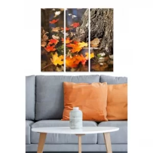 Image of MDF2900166 Multicolor Decorative MDF Painting (3 Pieces)