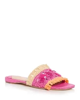 Image of kate spade new york Womens Bora Bora Embellished Slide Sandals