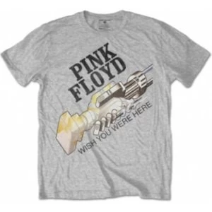 Image of Pink Floyd WYWH Robot Shake Grey Mens TS: Medium