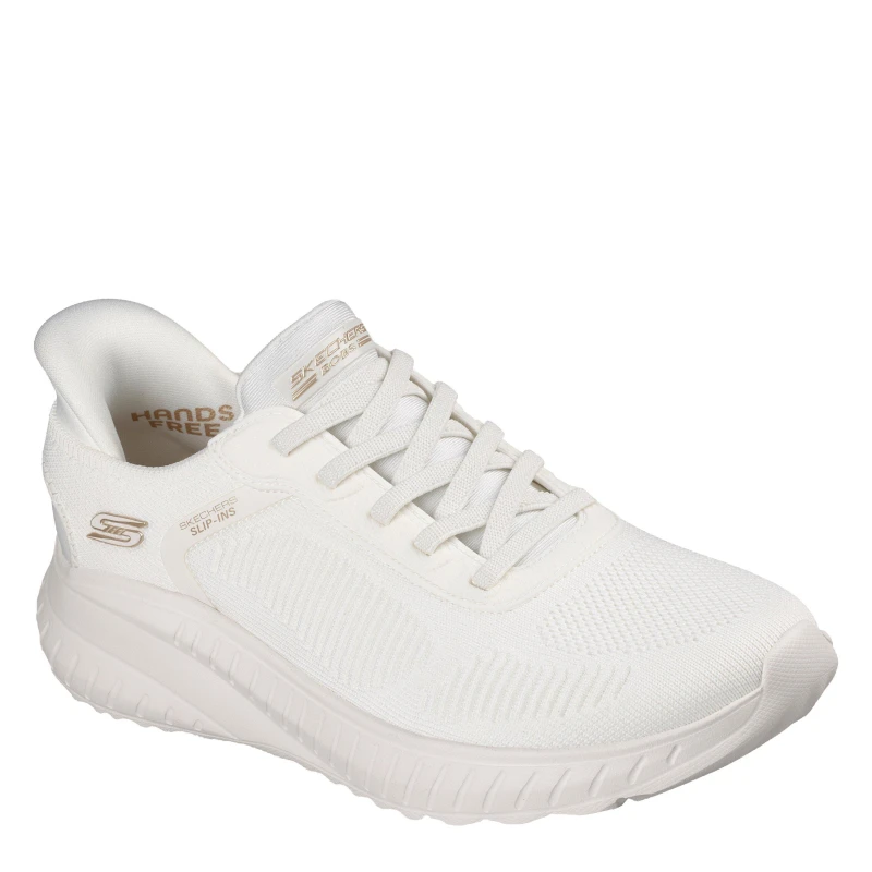 Image of Skechers Slip-Ins: Bobs Sport Squad Chaos - White White 4