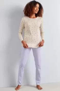 Image of Pointelle PJ Set 29" (74cm) inside leg