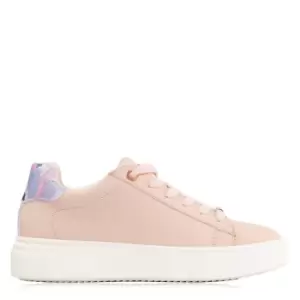 Image of Fabric Fiore Ladies Trainers - Pink