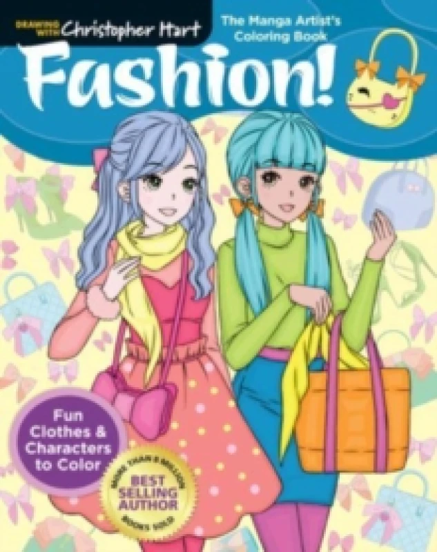Image of Manga Artist's Coloring Book: Fashion! : Fun Clothes & Characters to Color Paperback / softback