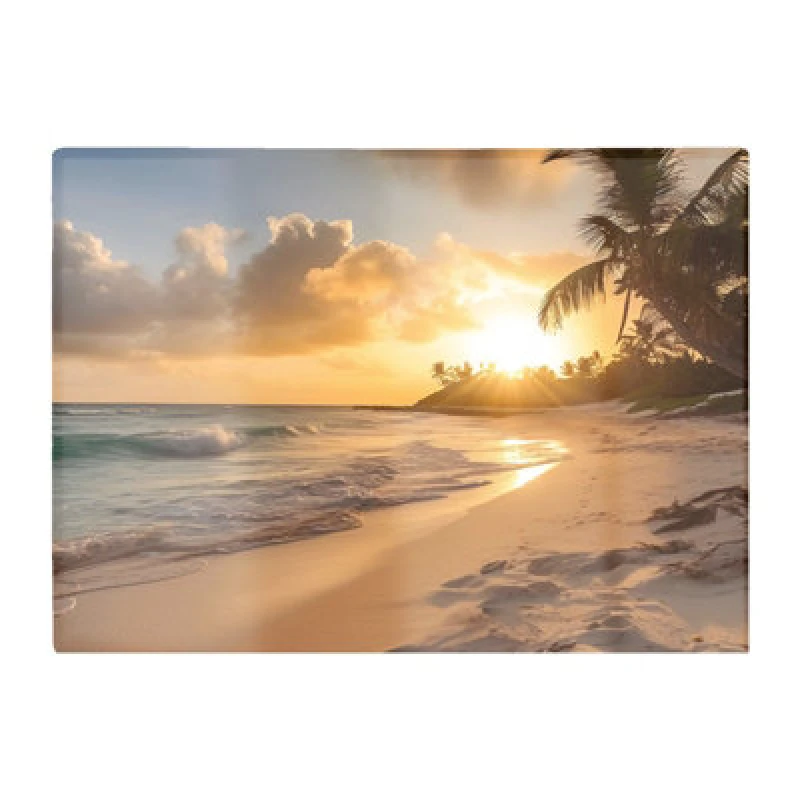 Image of Warren Reed Designer Sunrise In Paradise Chopping Board