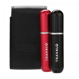 Image of Travalo Classic HD Black & Red Gift Set