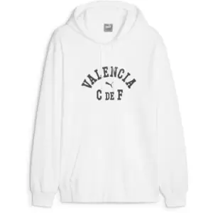 Image of Puma Valencia CF Hoodie 2023 2024 Adults - White